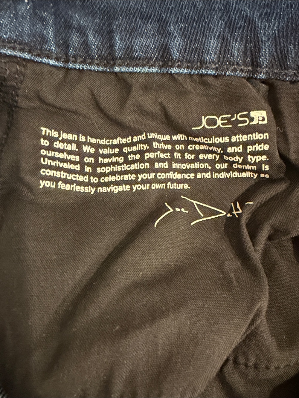 Joe’s Jeans The Mia High Rise Wide Leg Jeans Size 33 Dark Indigo - Picture 5 of 8